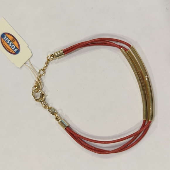 Fossil Leather Bracelet - Picture 1 of 1